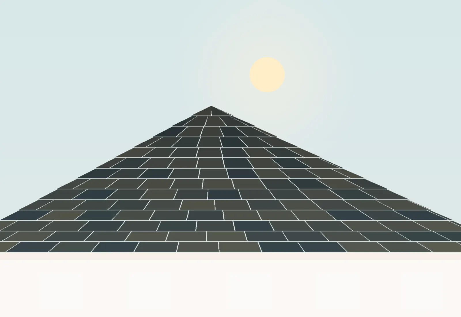 Gabled house with layered brown asphalt shingle roofs