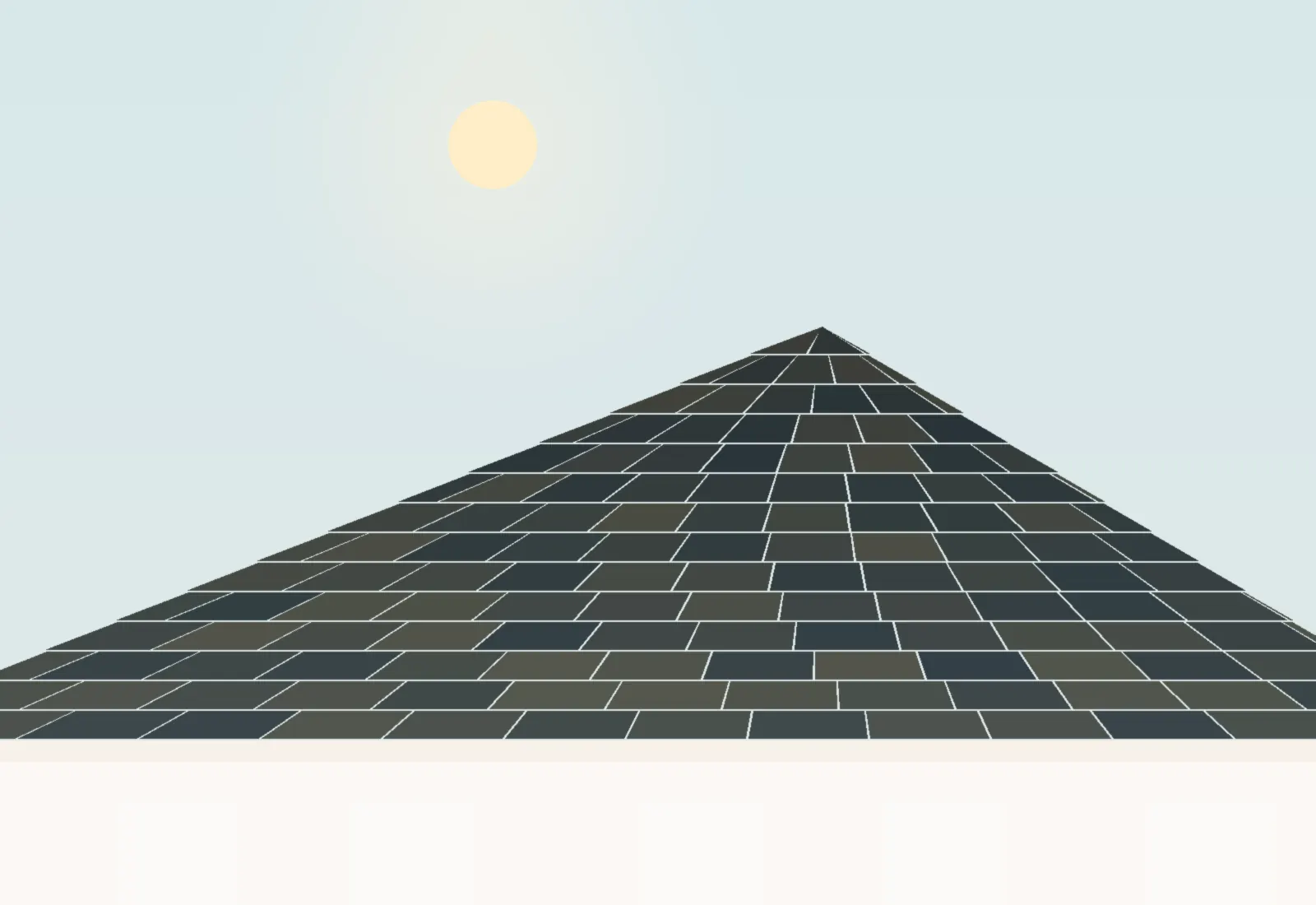 Gable vent on a dark asphalt shingle roof
