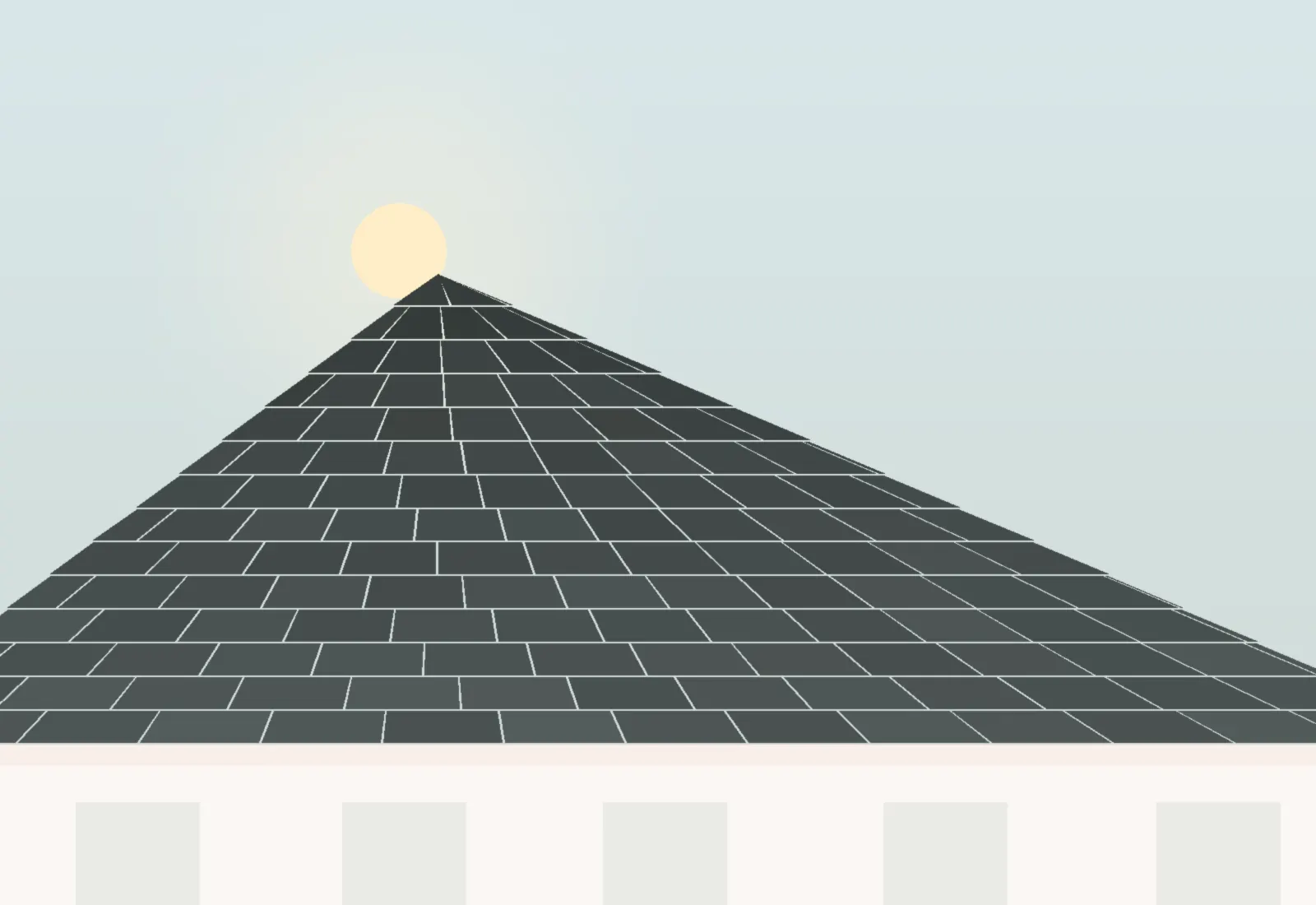 A gray wooden house